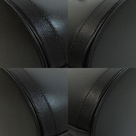 GUCCI Black Leather Horsebit Shoulder Bag - Picture 10 of 11